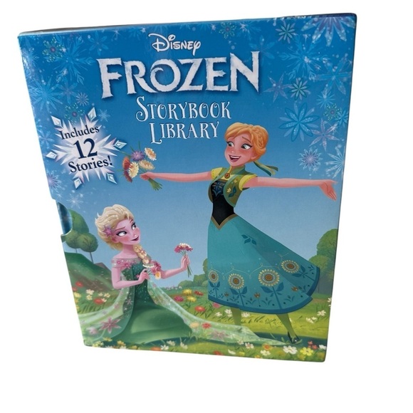 Disney Frozen Storybook Library 12 Hardcover Story Books Boxed Set New Age 3 up - Picture 3 of 7